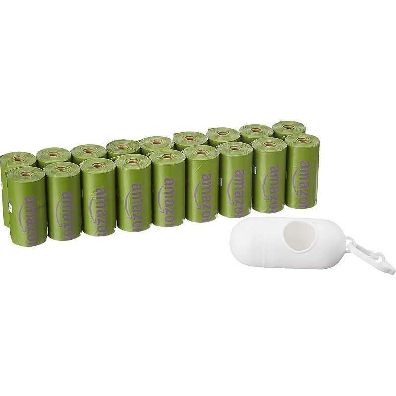 Amazon Basics Premium Leak Proof Dog Poop Bags, 270 Count