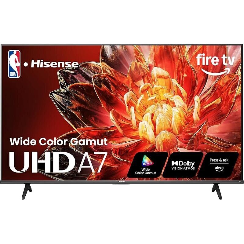 Hisense 55A7NF 55-Inch 4K UHD Smart Fire TV - Dazzling Color & Smart Features