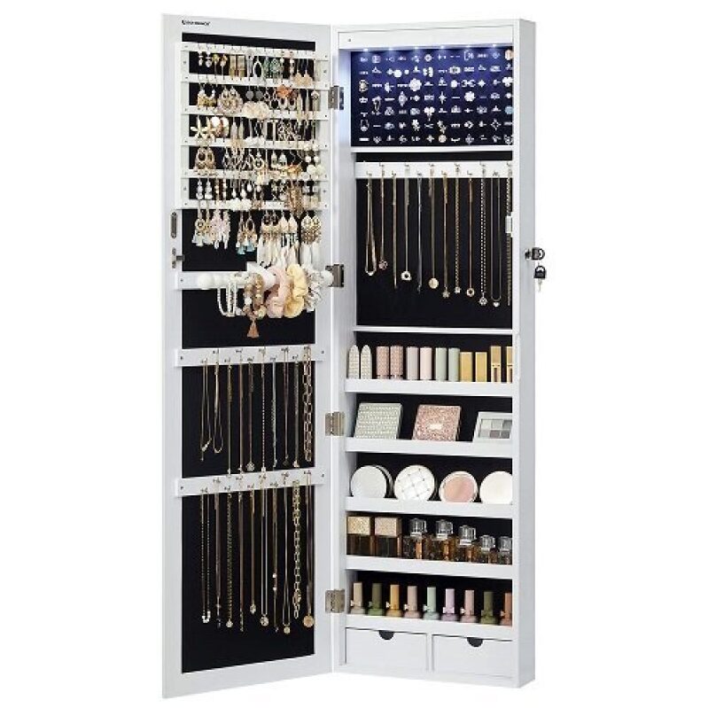 Flash Sale: SONGMICS 2-in-1 Wall-Mounted Jewelry Organizer