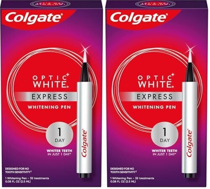Colgate Optic White Express Teeth Whitening Pen 2-Pack