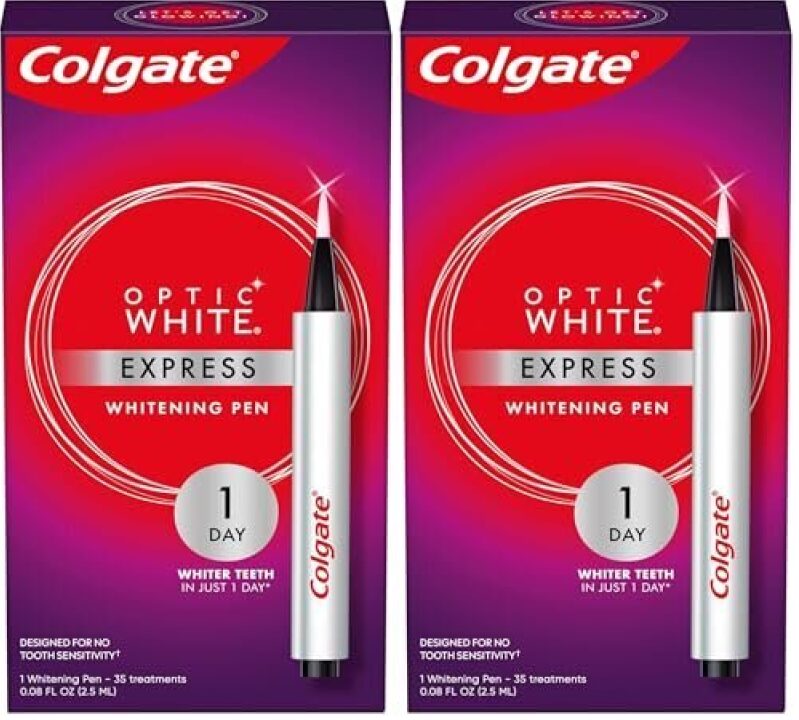 Colgate Optic White Express Teeth Whitening Pen 2-Pack