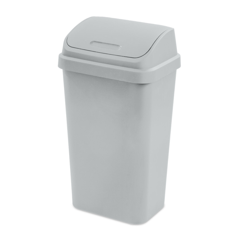 Sterilite Kitchen Trash Can - 13 Gallon Plastic Garbage Bin