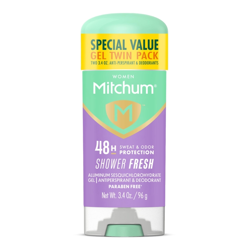 Mitchum Women's Antiperspirant Deodorant Gel Stick - Twin Pack