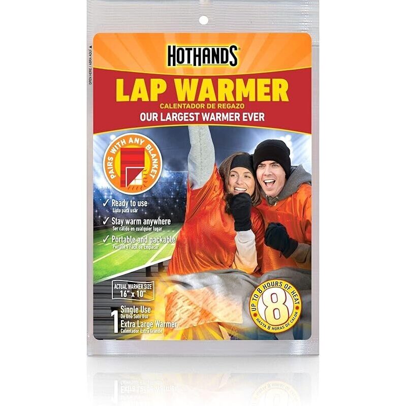 Stay Warm Anywhere with HotHands Lap Warmer - 7-Pack Deal
