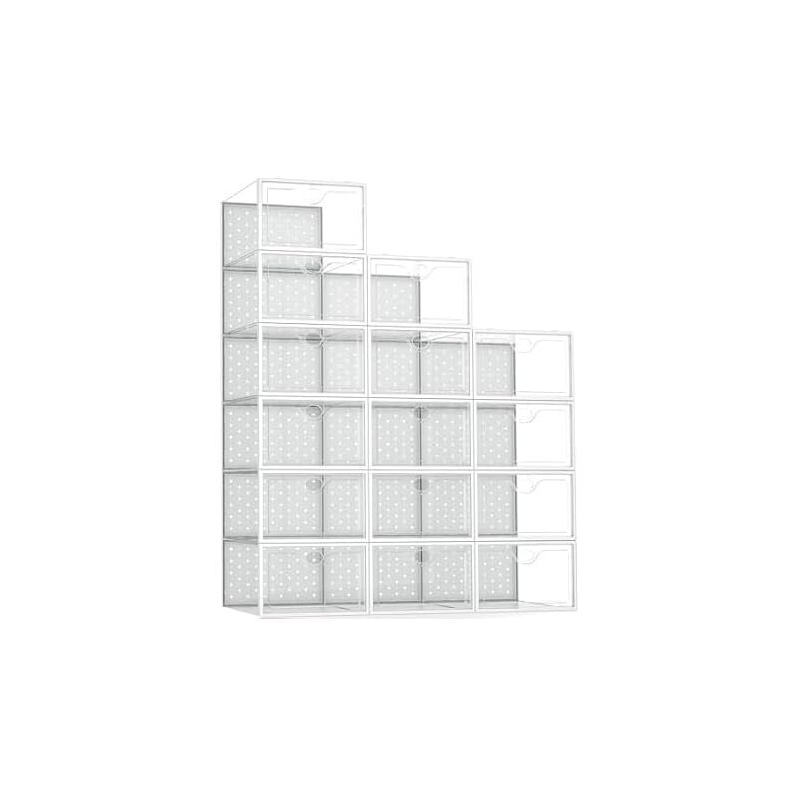 15-Pack X-Large Shoe Storage Box - Perfect for Organizing Shoes