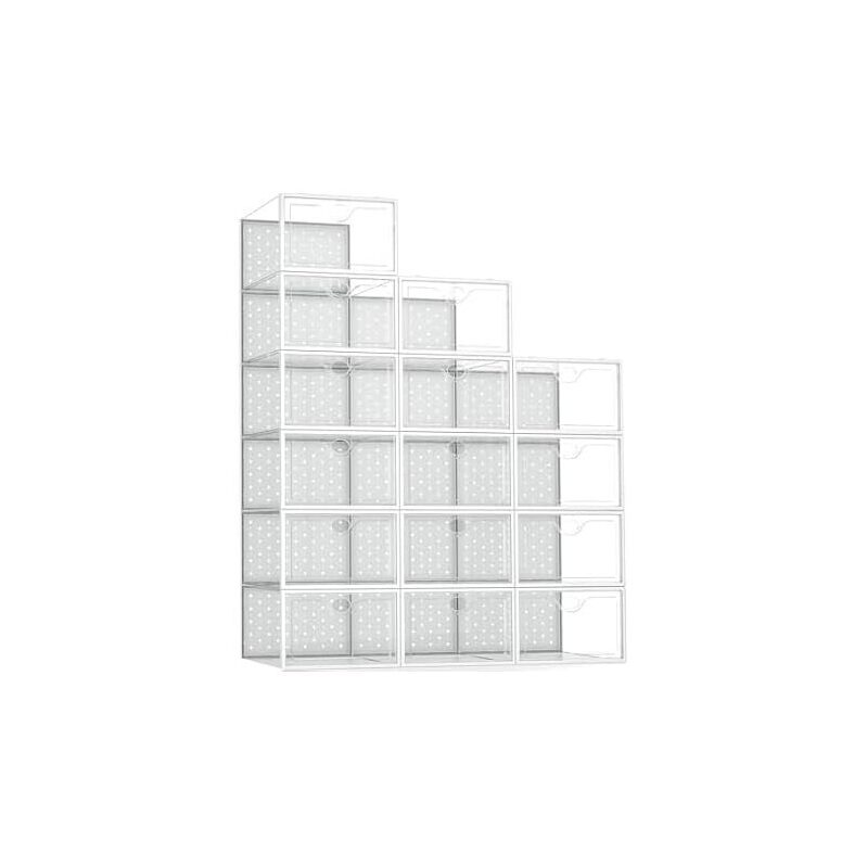 15-Pack X-Large Shoe Storage Box - Perfect for Organizing Shoes