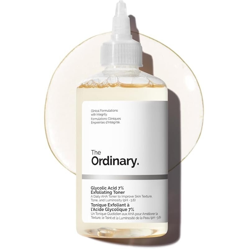 Glycolic Acid 7% Exfoliating Toner - Enhance Skin Texture and Brightness