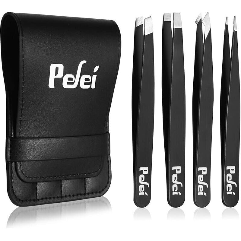 Versatile Tweezers Set by Pefei - High-Quality Stainless Steel