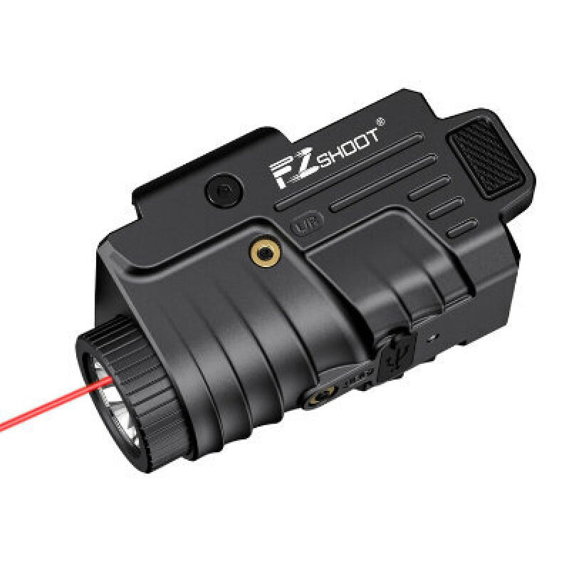 800 Lumens Pistol Light Laser Combo Rechargeable