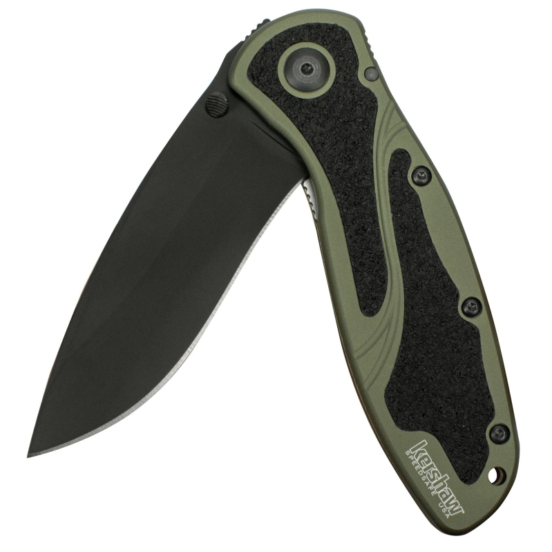 Kershaw Blur Olive and Black Pocket Knife: Everyday Utility and Precision
