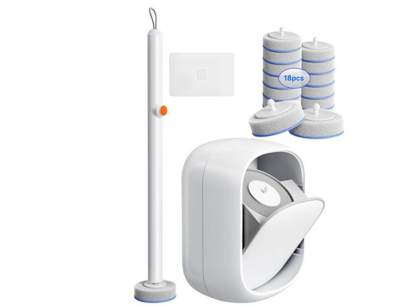 Affordable Toilet Cleaning Kit with Disposable Heads - Prime Shipping