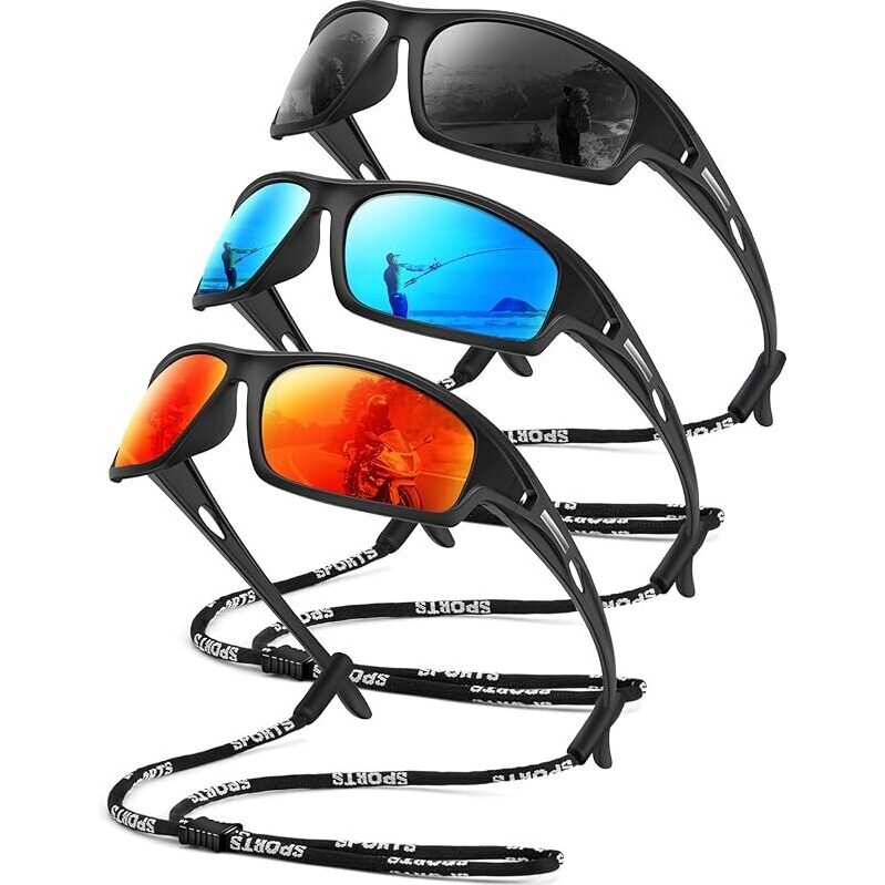 OUKEMAX UV400 Polarized Sunglasses for Outdoor Sports