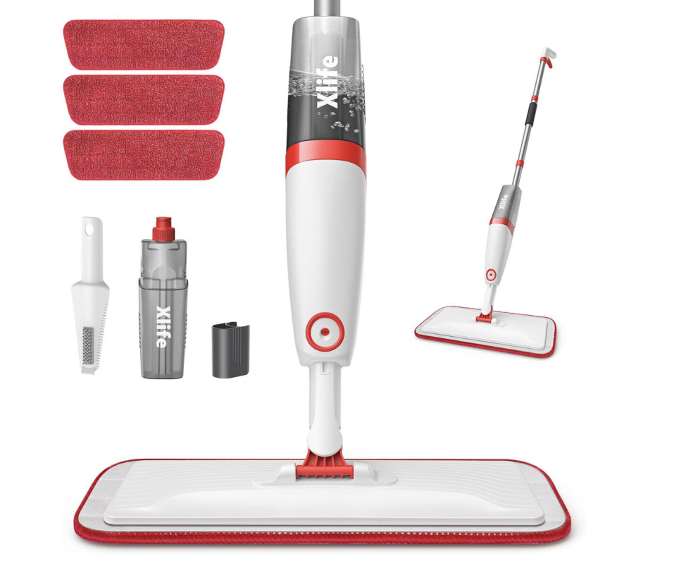 Xlife Microfiber Spray Mop: Effortless Cleaning for Homes with Kids and Pets