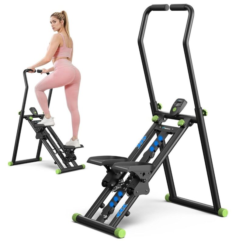 Home Workout Stair Climber - Full Body Fat Burn, Adjustable Design