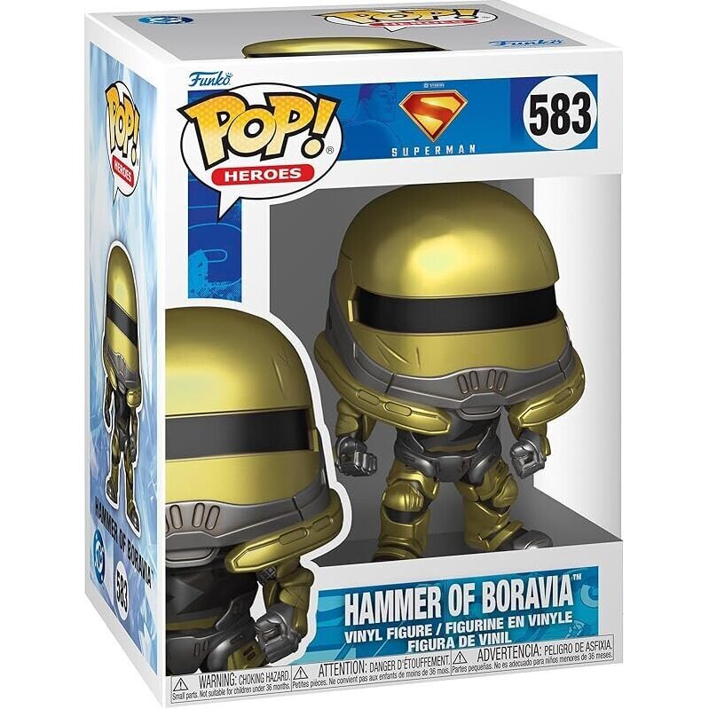 Funko Pop! Heroes: Superman 2025 Hammer of Boravia Vinyl Figure - Collectible & Durable