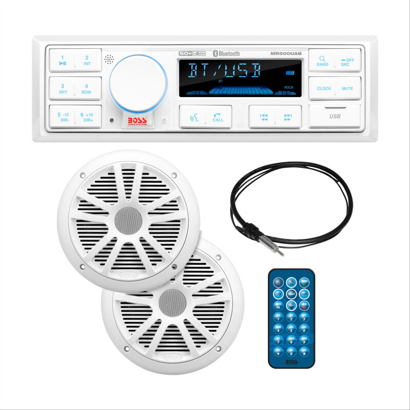 Boss MCK500WB.6 Marine Boat Stereo System with Bluetooth
