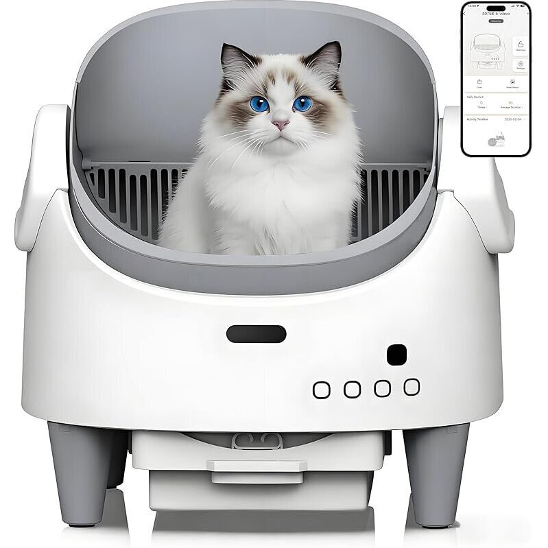 Garvee Automatic Self-Cleaning Cat Litter Box - Ultimate Comfort for Your Feline