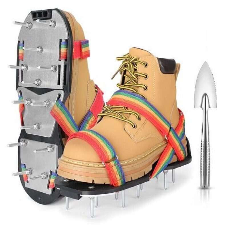 Durable Lawn Aeration Shoes - Enhance Your Lawn's Health