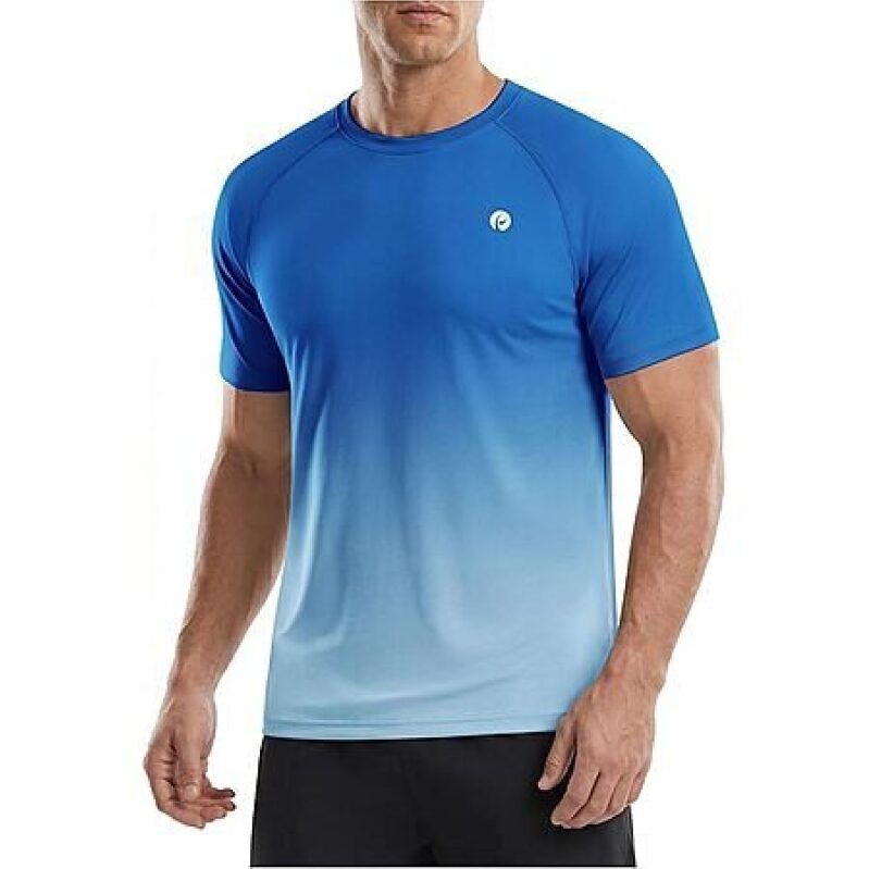 Quick Dry UPF 50+ Men's Workout T-Shirt - Ideal for Active Lifestyles
