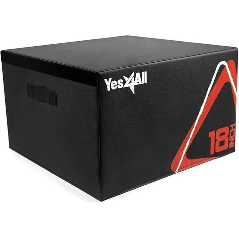 Yes4All Adjustable Soft Plyo Box for Intense Workouts