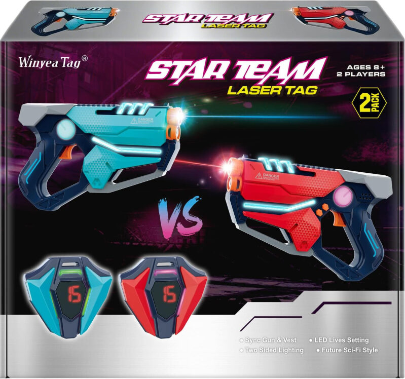 LED Vest and Laser Tag Gun Set for Kids - $19.99 Prime Free Shipping