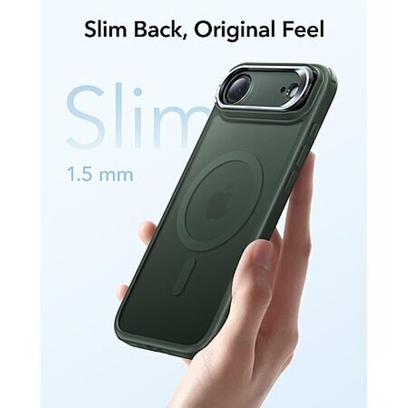 ESR iPhone Air Case with Stash Stand - Frosted Green