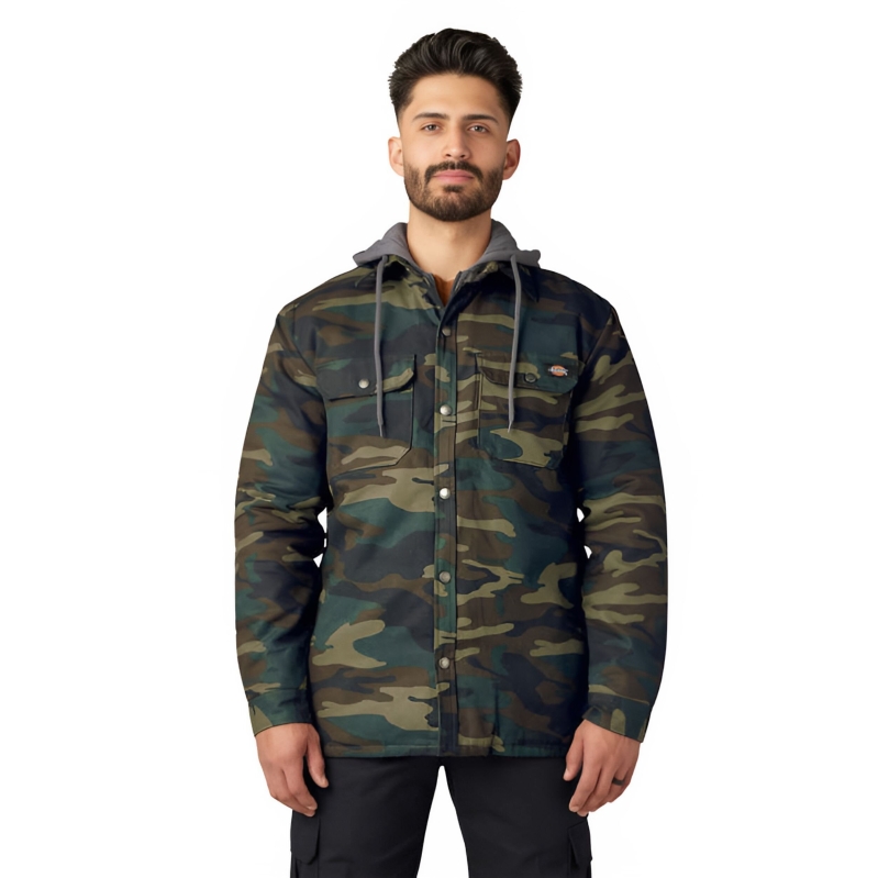 Dickies Camo Hooded Jacket - Ultimate Weather Protection