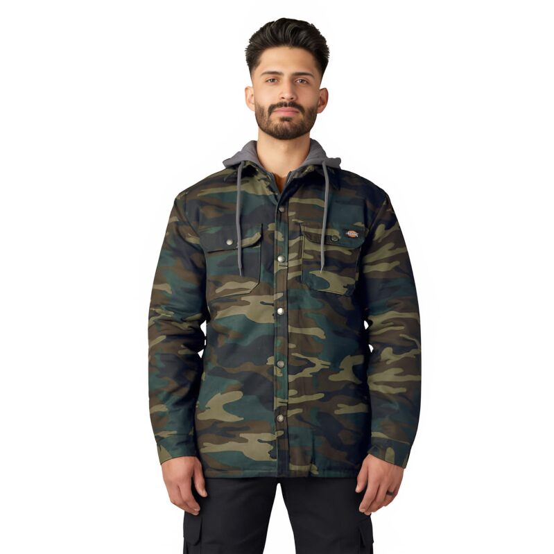 Dickies Camo Hooded Jacket - Ultimate Weather Protection