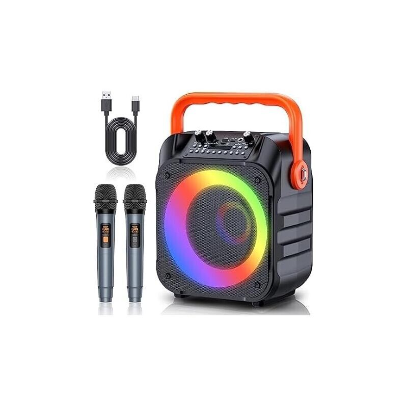 Premium Karaoke Machine with Wireless Mics - Perfect for Parties