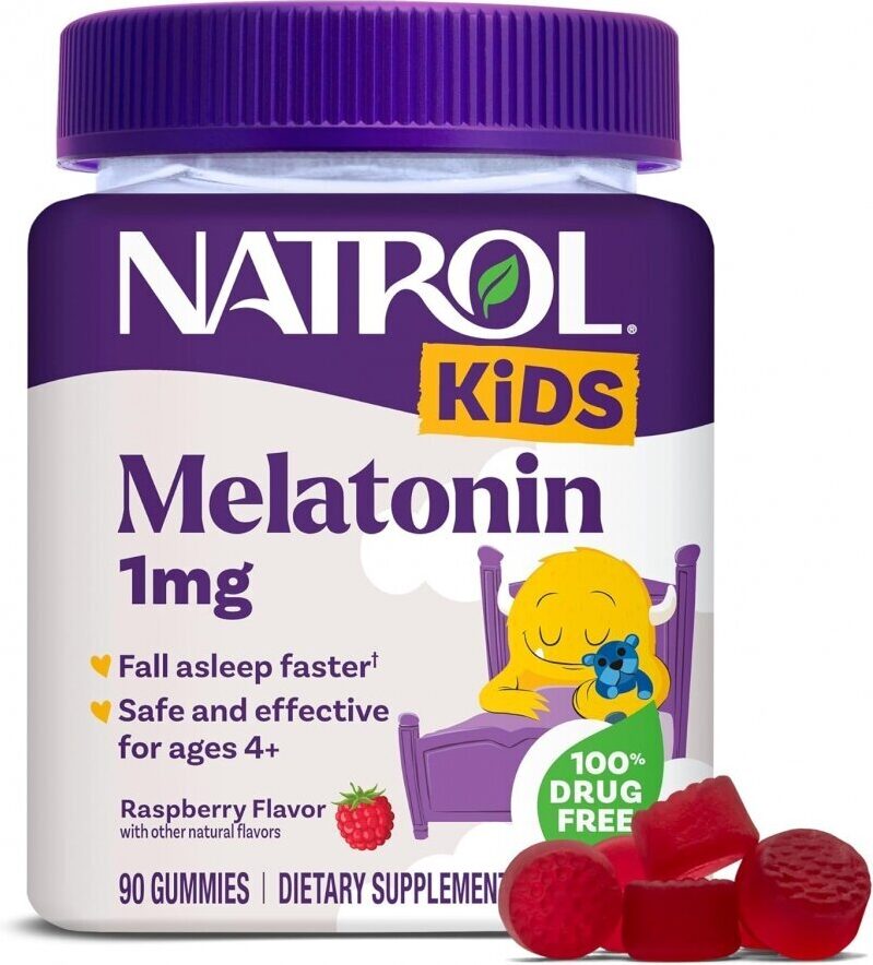 Natrol Kids Melatonin Sleep Aid Gummies for Ages 4 & Up