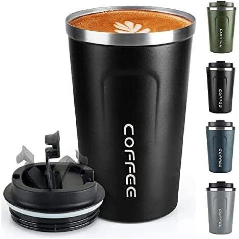 Vacuum Stainless Steel Travel Mug - 12 oz - 60% Off