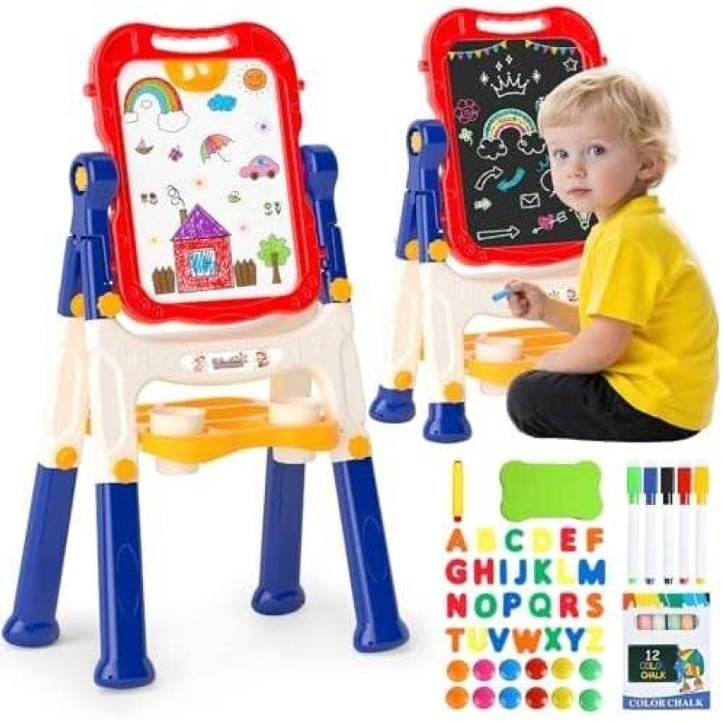 Double-Sided Magnetic Drawing Board for Kids - 60% OFF