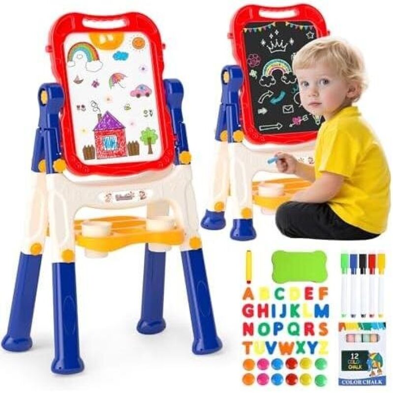 Double-Sided Magnetic Drawing Board for Kids - 60% OFF