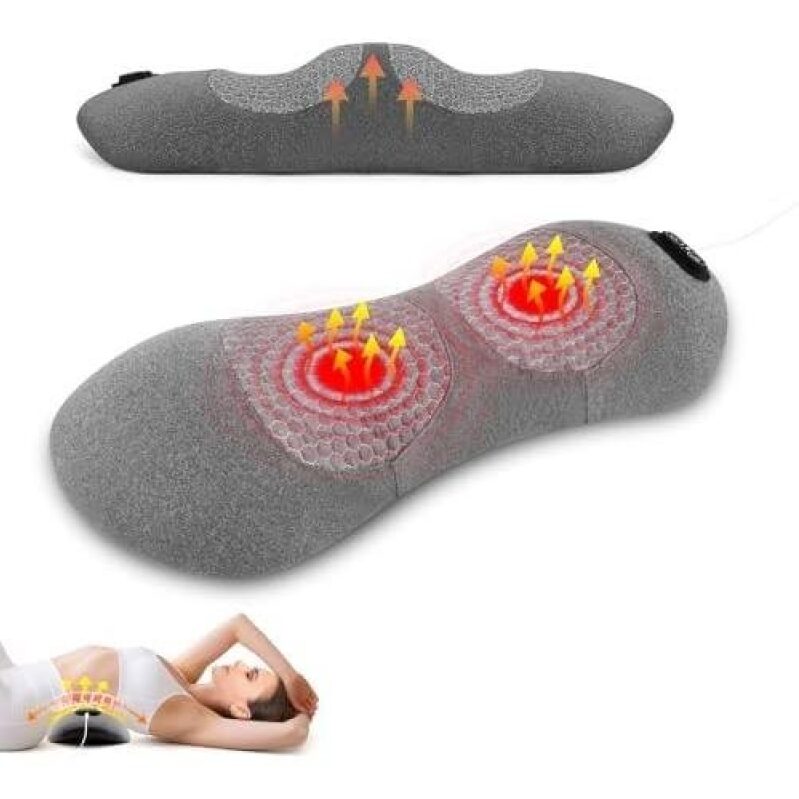 Smart Memory Foam Lumbar Support Pillow with Heat Therapy - 65% OFF