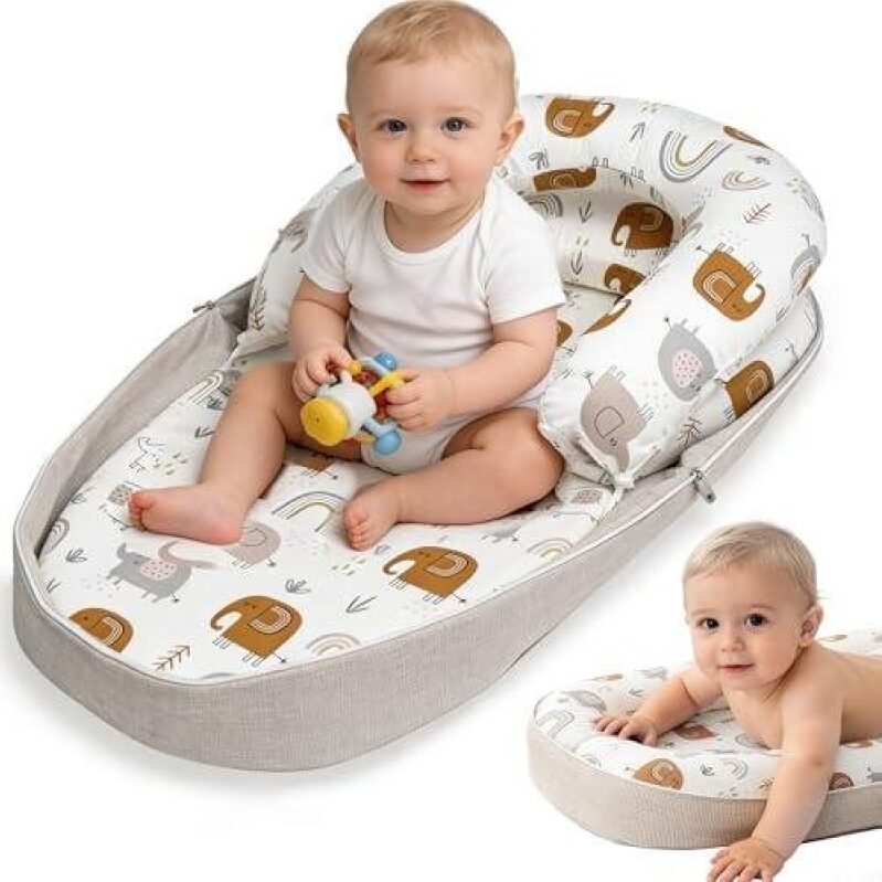 Tummy Time Memory Foam Folding Mattress Bundle - 50% OFF