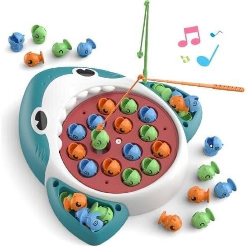 Engaging 360° Rotating Fishing Game Set for Kids - 40% Off