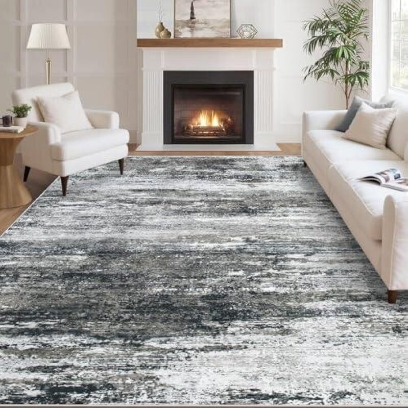 Modern Abstract 5×7 Washable Rug - 50% OFF
