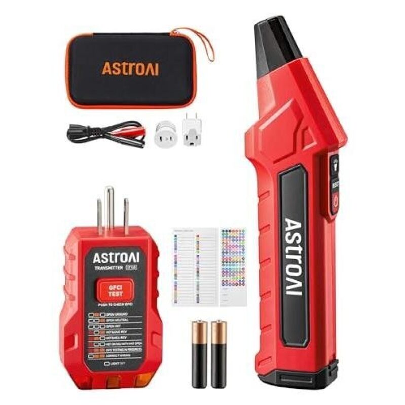 AstroAI Circuit Tester: Dual Function GFCI & Breaker Locator, 59% OFF