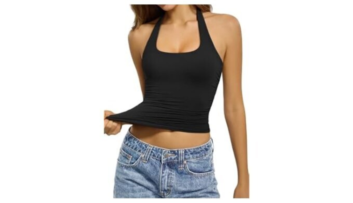 Double Lined Backless Cami Top for Women - Stylish and Comfortable