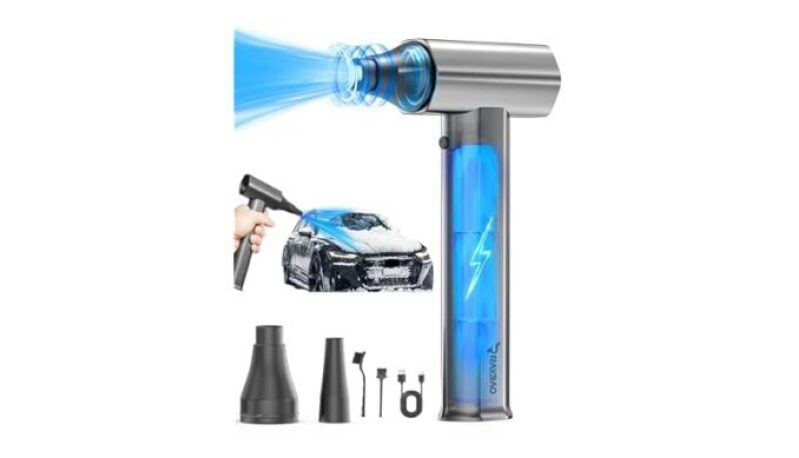 Turbo Blower 130,000 RPM High-Speed Cordless Mini Snow Blower Air Duster