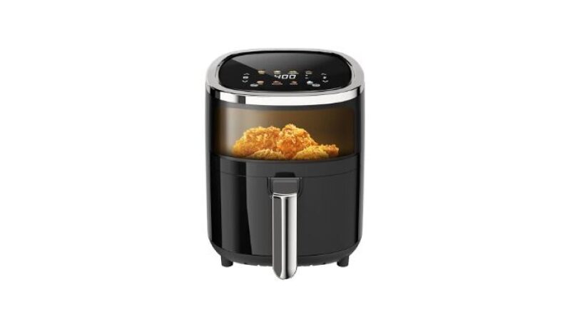 WHUTO 9-in-1 Smart Digital Air Fryer - Efficient, Compact, and Less Oil