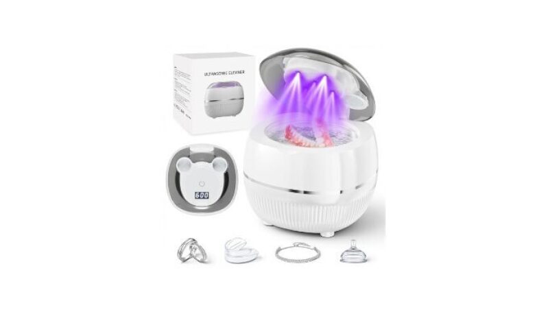 Professional Ultrasonic Retainer Cleaner: Deep Clean Night Guards & More