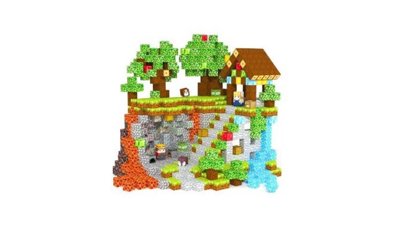 100-Piece Magnetic Building Blocks for Kids - Durable STEM Toys for Ages 3-8