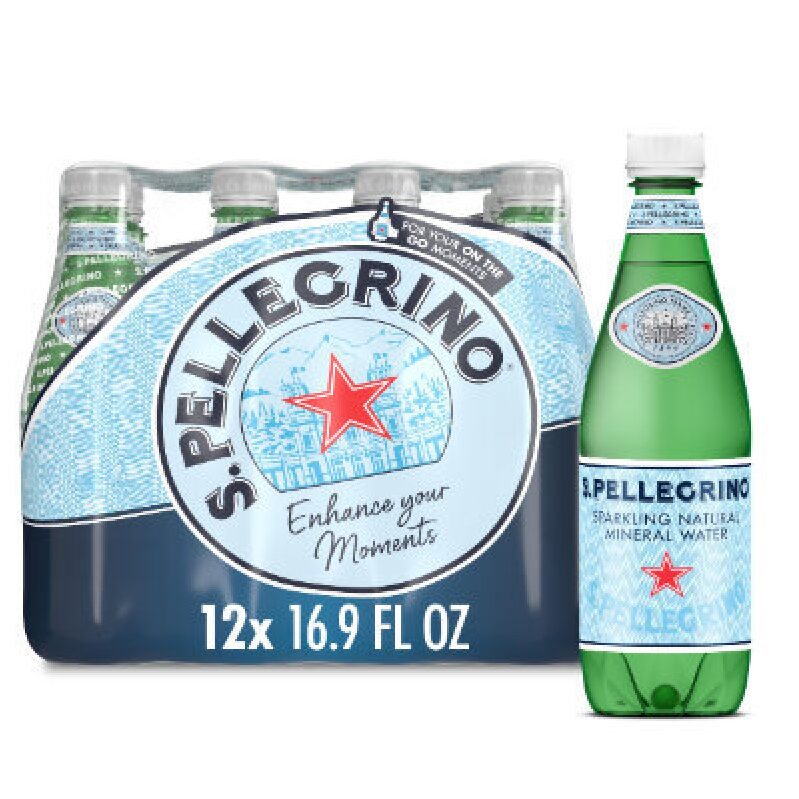 San Pellegrino Sparkling Natural Mineral Water - 12 Pack