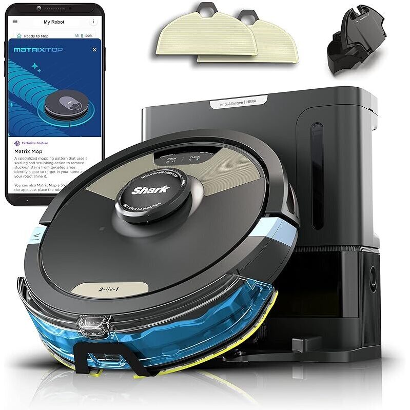Shark Matrix Plus 2-in-1 Robot Vacuum & Mop - Efficient and Smart Cleaning