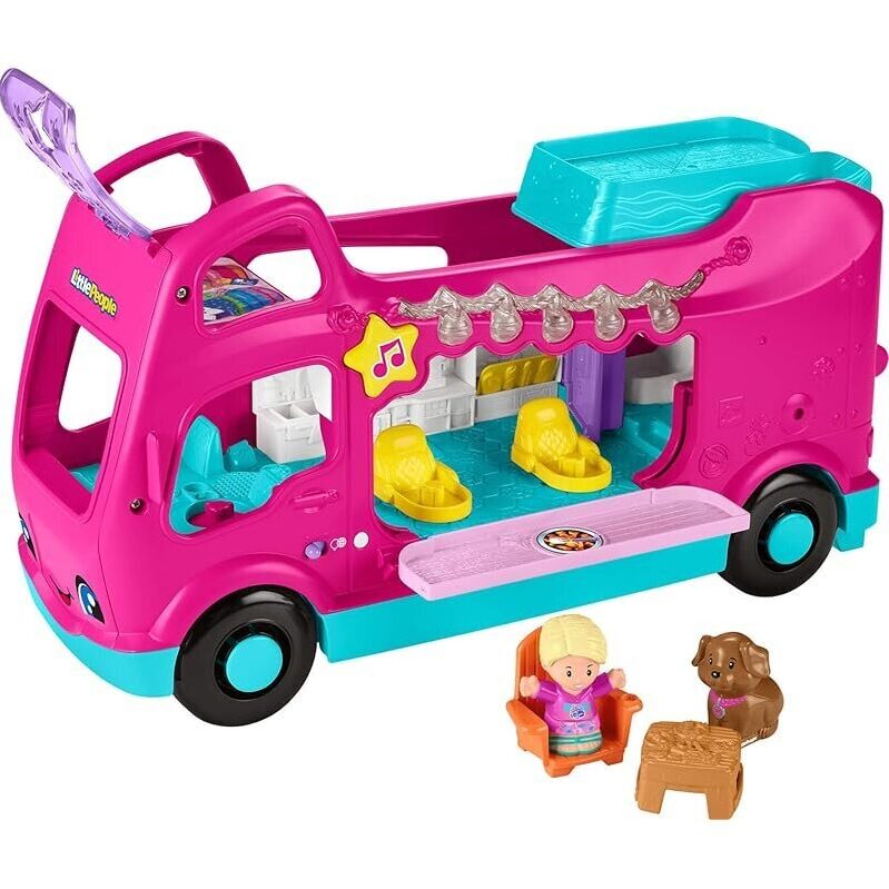 Barbie Little Dreamcamper Playset for Toddlers - Fun, Interactive Camping Adventure