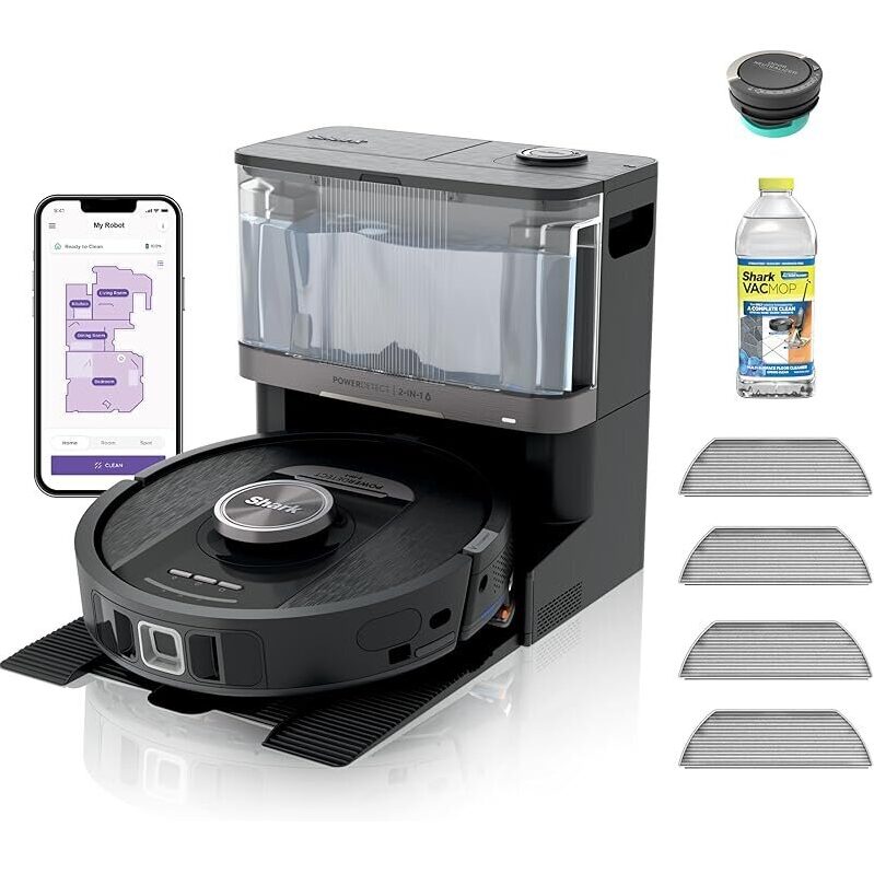 Shark PowerDetect NeverTouch Robot Vacuum AV2810YS - Smart Cleaning Solution