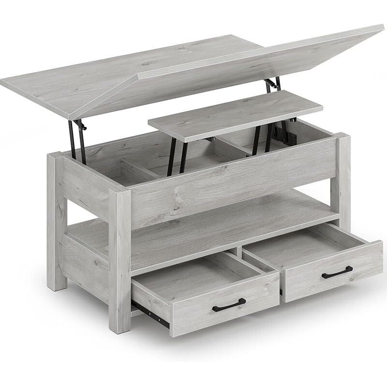 Rolanstar Multi-Function Convertible Coffee Table - Ideal for Modern Living Spaces