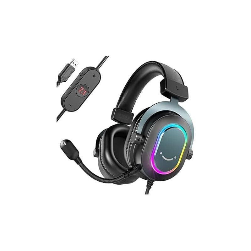 FIFine Gaming Headset: 7.1 Surround Sound Wired Headset for PC Gaming
