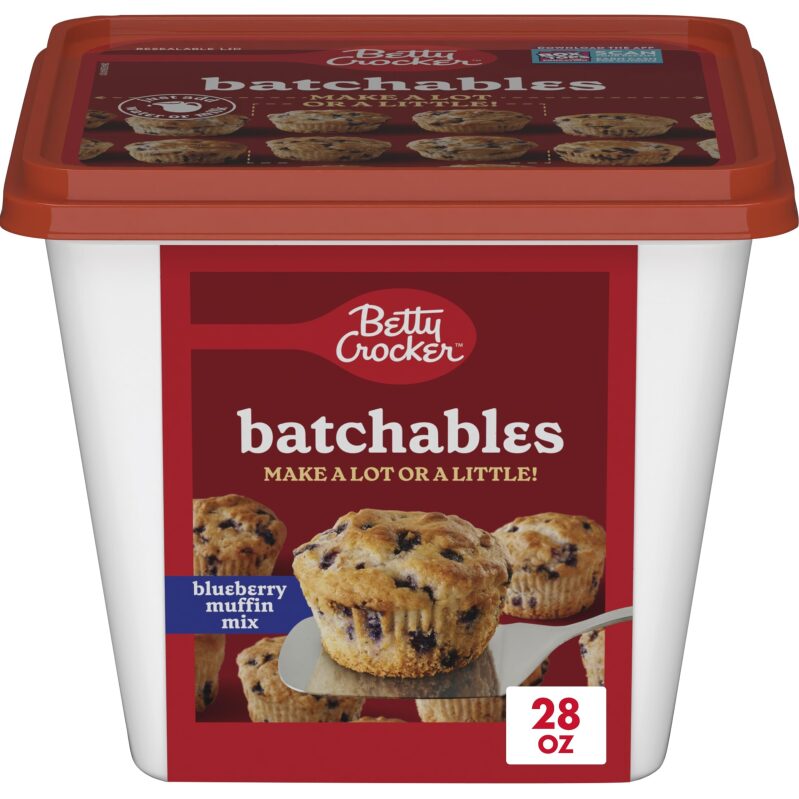 Betty Crocker Batchables Blueberry Muffin Mix 28oz - Make a Lot or a Little!